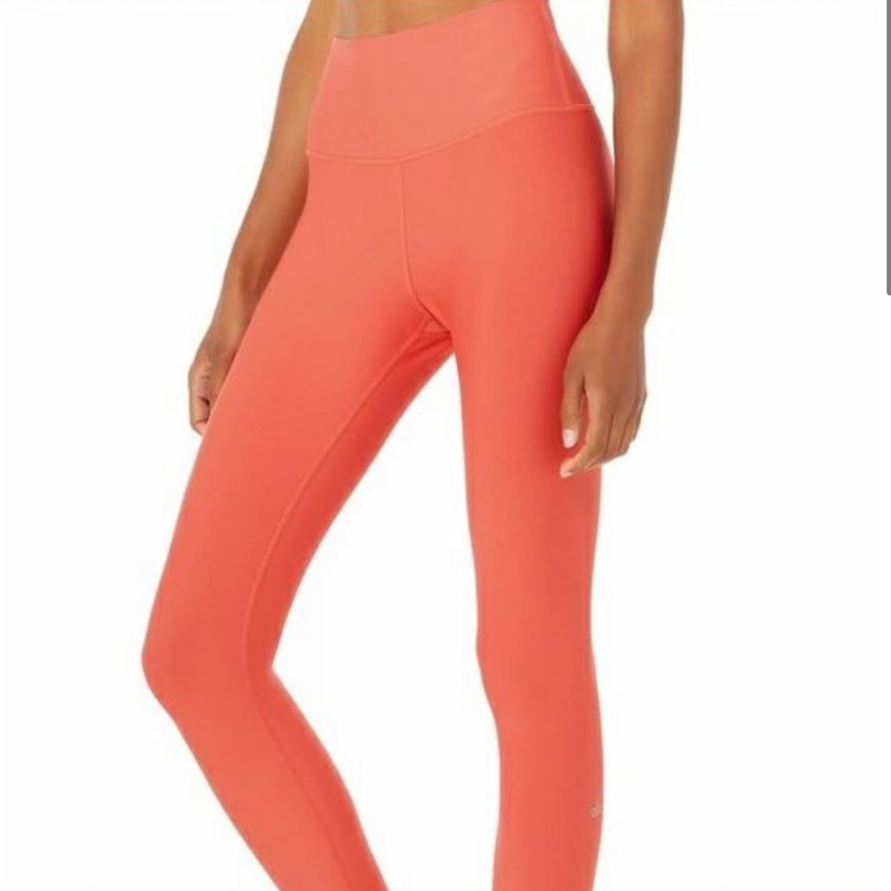Alo 7/8 High-Waist Airlift Leggings Peach S